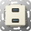  Gira USB 3.0 A podwójny Przejściówka Urządzenie podtynk.