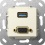  Gira USB 3.0 A, VGA Przejściówka Urządzenie podtynk. kremowy