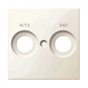 Płytka centralna oznaczona R/TV+SAT do gniazd antenowych, B, P, Sys M