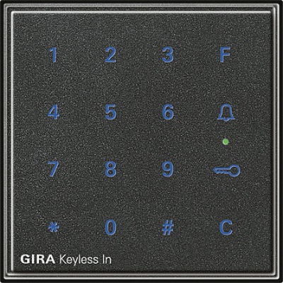 Gira Keyless In klaw.kod. Gira TX_44 (IP 44) antracytowy