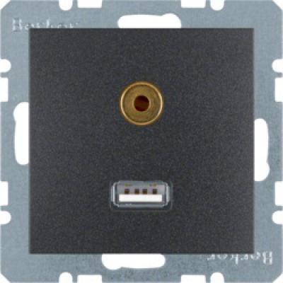 Gniazdo USB / 3,5 mm Audio mat