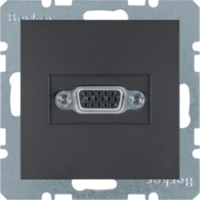 Gniazdo VGA mat; B.1/B.3/B.7 Glas