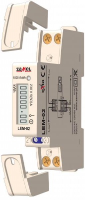 Licznik energii elektrycznej cyfrowy - jednofazowy LEM-02