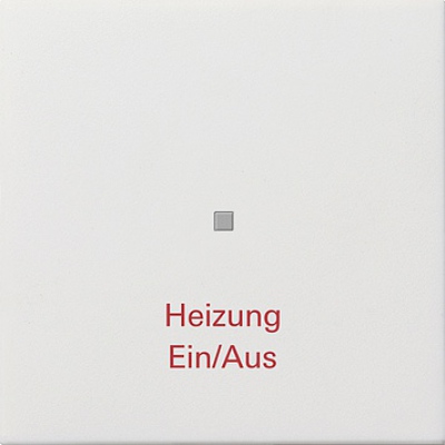 Klawisz kontrolny Heizung Ein / Aus Gira F100 biały