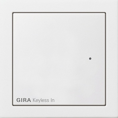 Gira Keyless In czytnik kart Gira F100 biały