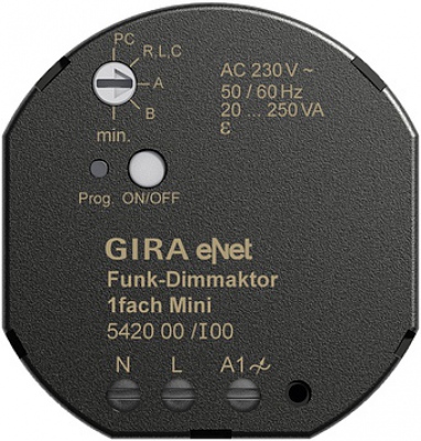 Rad. wyr. ściem. Mini 20-250 Gira eNet