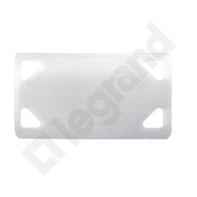 Płytka Opisowa Do Opasek O Szerokości Maks. 4,6mm - 40x22mm - Bezbarwna