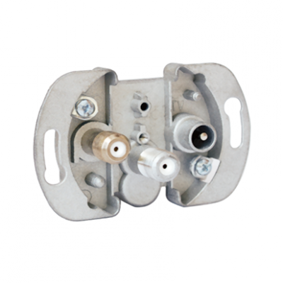 Gniazdo antenowe SAT-SAT-RTV satelitarne podwójne tłum.:1dB