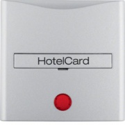 Łącznik na kartę hotelową-nasadka z nadrukiem i czerwoną soczewką