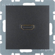 Gniazdo HDMI mat; B.1/B.3/B.7 Glas