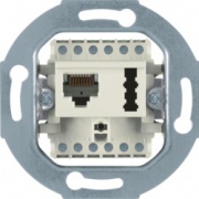  Berker Gniazdo przyłączeniowe UAE 8(6)/TAE 6 F+N; kremowy mechanizmy
