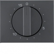  Berker Element centralny z pokrętłem regulacyjnym do mechanicznego zegara lakierowany; K.1
