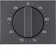  Berker Element centralny z pokrętłem regulacyjnym do mechanicznego zegara lakierowany; K.1