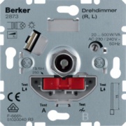  Berker Ściemniacz obrotowy NV z płynną regulacją;  ; Elektronika domowa