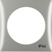 Ramka 1-krotna z nadrukiem "IP44" bez uszczelki; Integro Flow