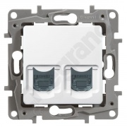  Legrand NILOE -  gniazdo 2XRJ45 KAT. 6 UTP