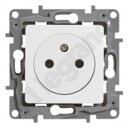  Legrand NILOE -  gniazdo 2P+Z płaskie automatyczne zaciski sprężynowe z przesłoną