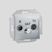 Gniazdo antenowe RTV-SAT końcowe (moduł)
