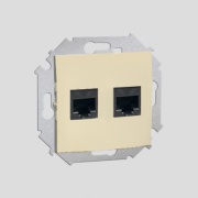  Kontakt Simon Gniazdo komputerowe RJ-45 kat. 5e podwójne (moduł)