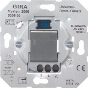  Gira Ściemniacz przycisk uniwers. 50-420 W System 2000