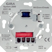  Gira Ściemniacz przycisk n.n. 20 - 500 VA System 2000