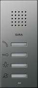 Unifon AP Gira E22 naturalny stalowy