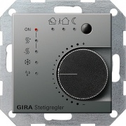 Regulator KNX Gira E22 naturalny stalowy