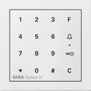  Gira Gira Keyless In klaw.kod. Gira F100 biały