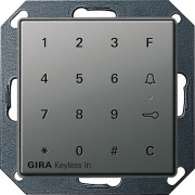 Gira Keyless In klaw.kod. Gira E22 kolor nat. stalowy