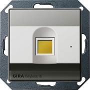  Gira Gira Keyless In czytnik linii pap. Gira E22 kolor nat. stalowy