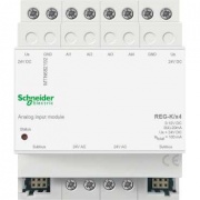 Schneider/Merten Moduł REG poczwórny do rozbudowy wejścia analogowego, jasnoszary