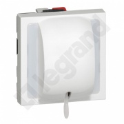  Legrand Mosaic łącznik Jednobiegunowy Z Cięgnem - 2 Moduły 10a-230v~