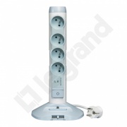  Legrand Przed.4x2p+z+2xusb+1xmicrousb