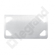 Płytka Opisowa Do Opasek O Szerokości Maks. 4,6mm - 40x22mm - Bezbarwna