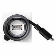  Kontakt Simon Ładowarka USB K45 USB-A + micro USB 5V DC 2A 45×45mm