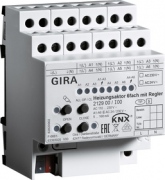 KNX, wyrobnik grzewczy 6x z regulatorem