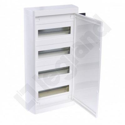 Rozdzielnica NEDBOX 4 X 12 drzwi białe