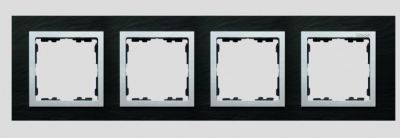 Ramka 4x łupek / ramka pośrednia aluminum mat