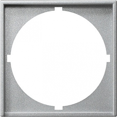 Ramka pośrednia 50x50 okrągła System 55 kolor aluminiowy