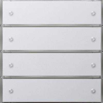 KNX Czuj przycisk 3 Komfort poczwórny Gira F100 biały