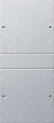 Zestaw przełączn. podw. System 55 kolor aluminiowy
