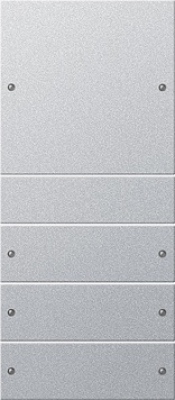 Zestaw przełączn. poczw. System 55 kolor aluminiowy