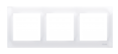 Ramka 3-krotna uniwersalna IP20 / IP44; biała