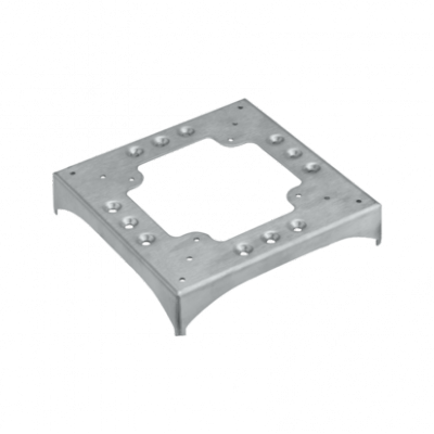 Podstawa DCS ALU 1 nacięcie 85×18 i 3 wycięcia 130×18 stal nierdzewna