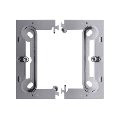 Puszka natynkowa pojedyncza składana inox, metalizowany