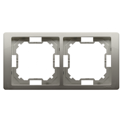 Ramka 2- krotna satynowy, metalizowany