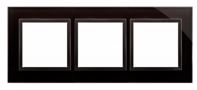 Ramka 3- krotna szklana zastygła lawa