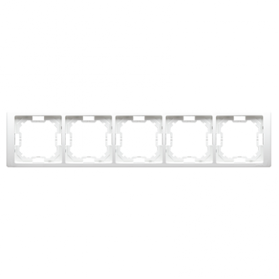 Ramka 5- krotna biały