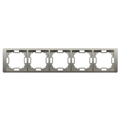 Ramka 5- krotna satynowy, metalizowany