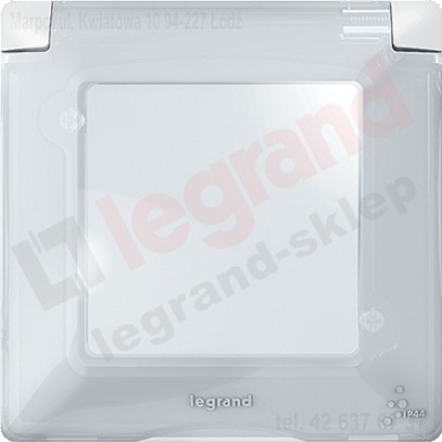 VALENA LIFE Ramka pojedyncza x1 biała IP44 (754021)